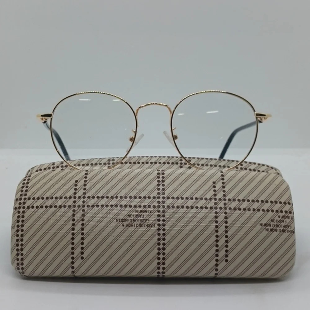 NWT WOMEN'S GAOYE EYEGLASS FRAMES 1164 GOLD